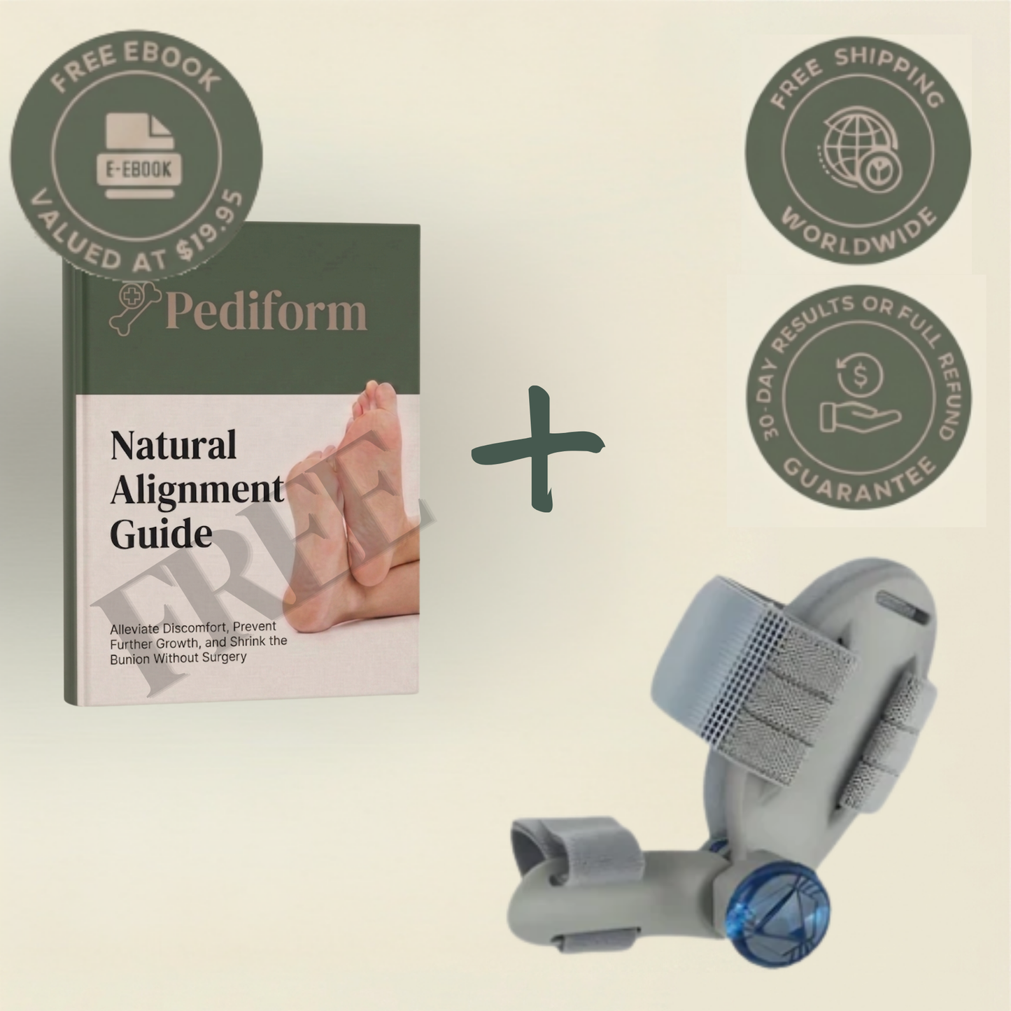Straighten Your Bunion At Home - Visible Relief in as Little as 30 Days